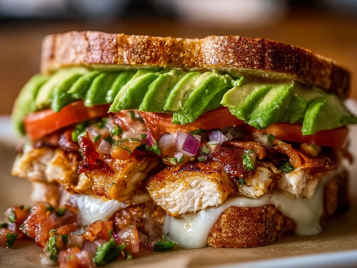 Loaded Chicken Avocado Sandwich: Protein-Packed Meal - Featured Image