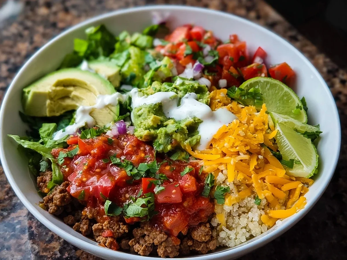 Low Carb Burrito Bowl: Easy Protein Meal Prep Recipe - Featured Image