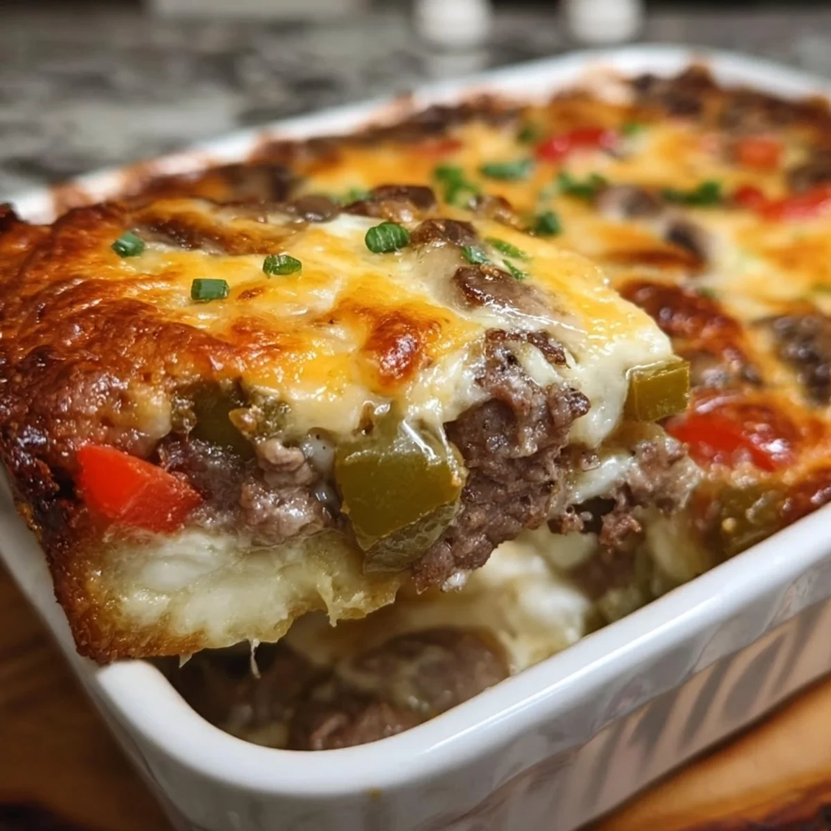 Low Carb Philly Cheesesteak Casserole: Easy Weeknight Meal