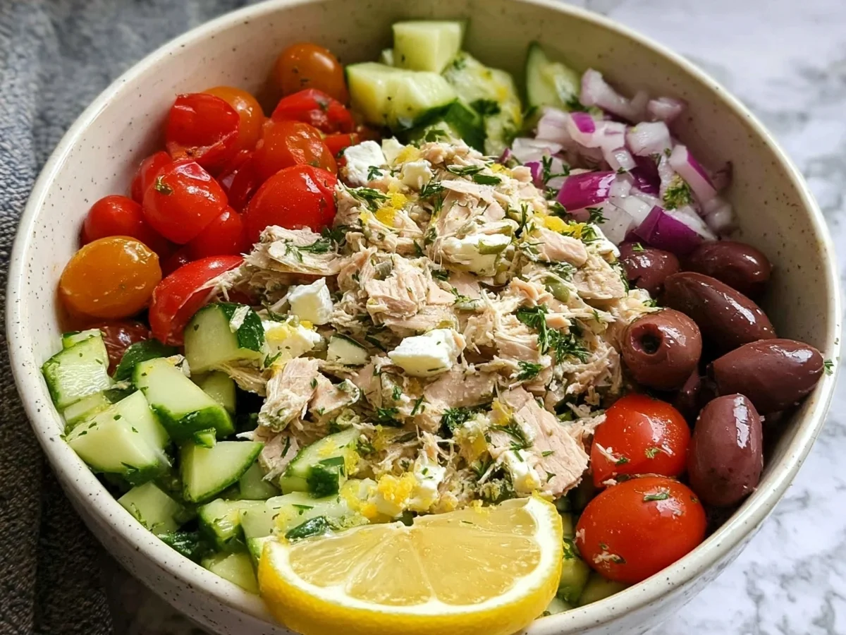 Mediterranean Tuna Salad: Quick 10-Minute Meal Prep - Featured Image