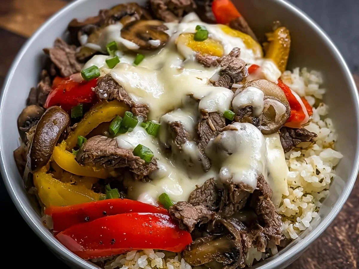 Philly Cheesesteak Bowls: Easy Meal Prep Delight - Featured Image