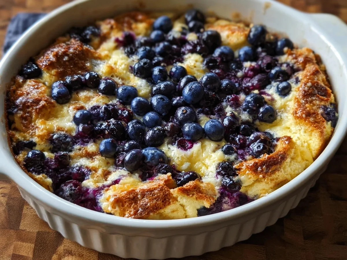 Protein-Packed Blueberry Cottage Cheese Breakfast Bake - Featured Image