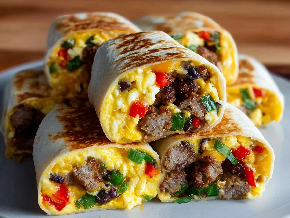 Protein-Packed Breakfast Burritos: Freeze & Reheat - Featured Image