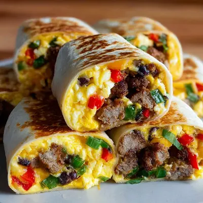 Protein-Packed Breakfast Burritos: Freeze & Reheat