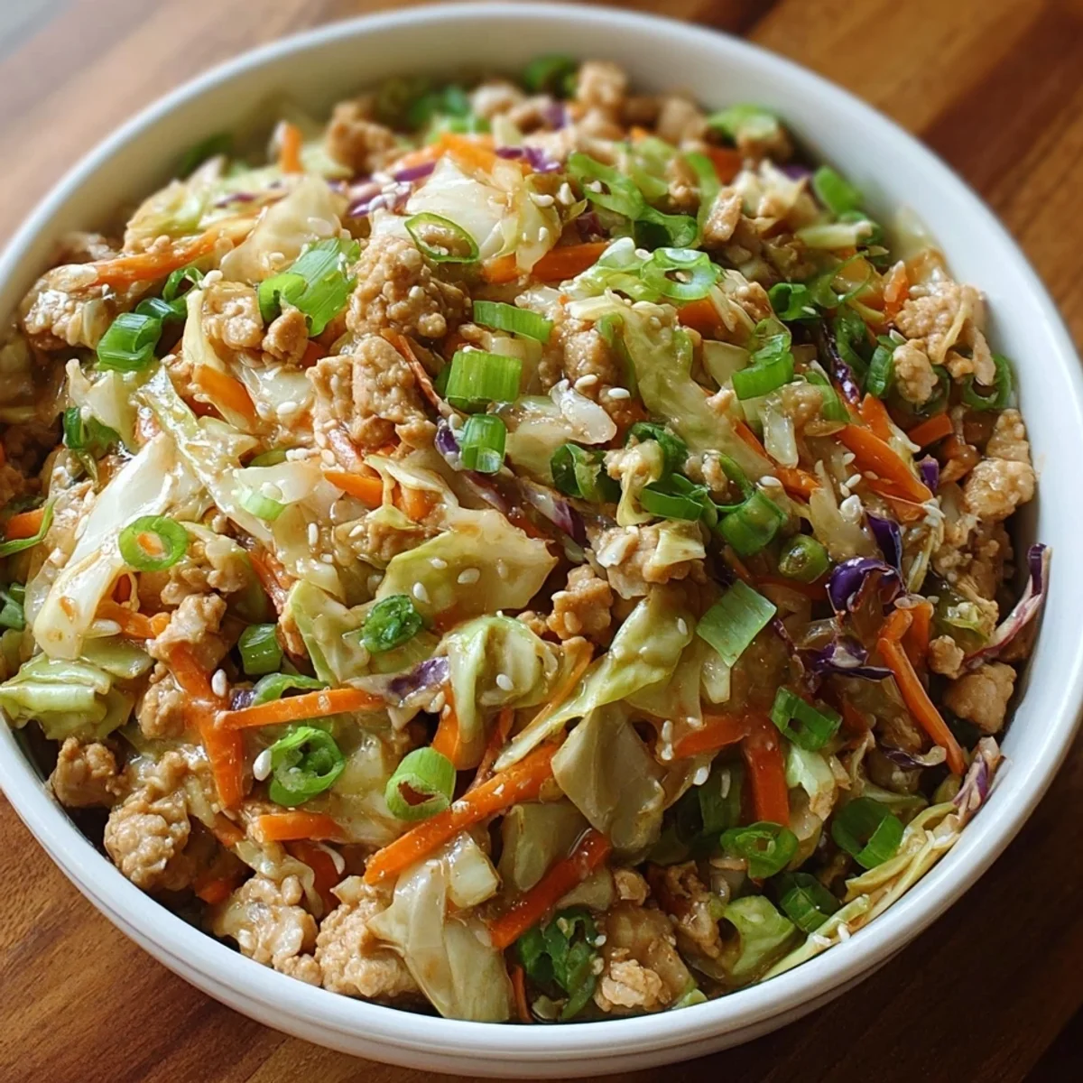Quick Chicken Egg Roll Bowls: Protein-Packed Dinner