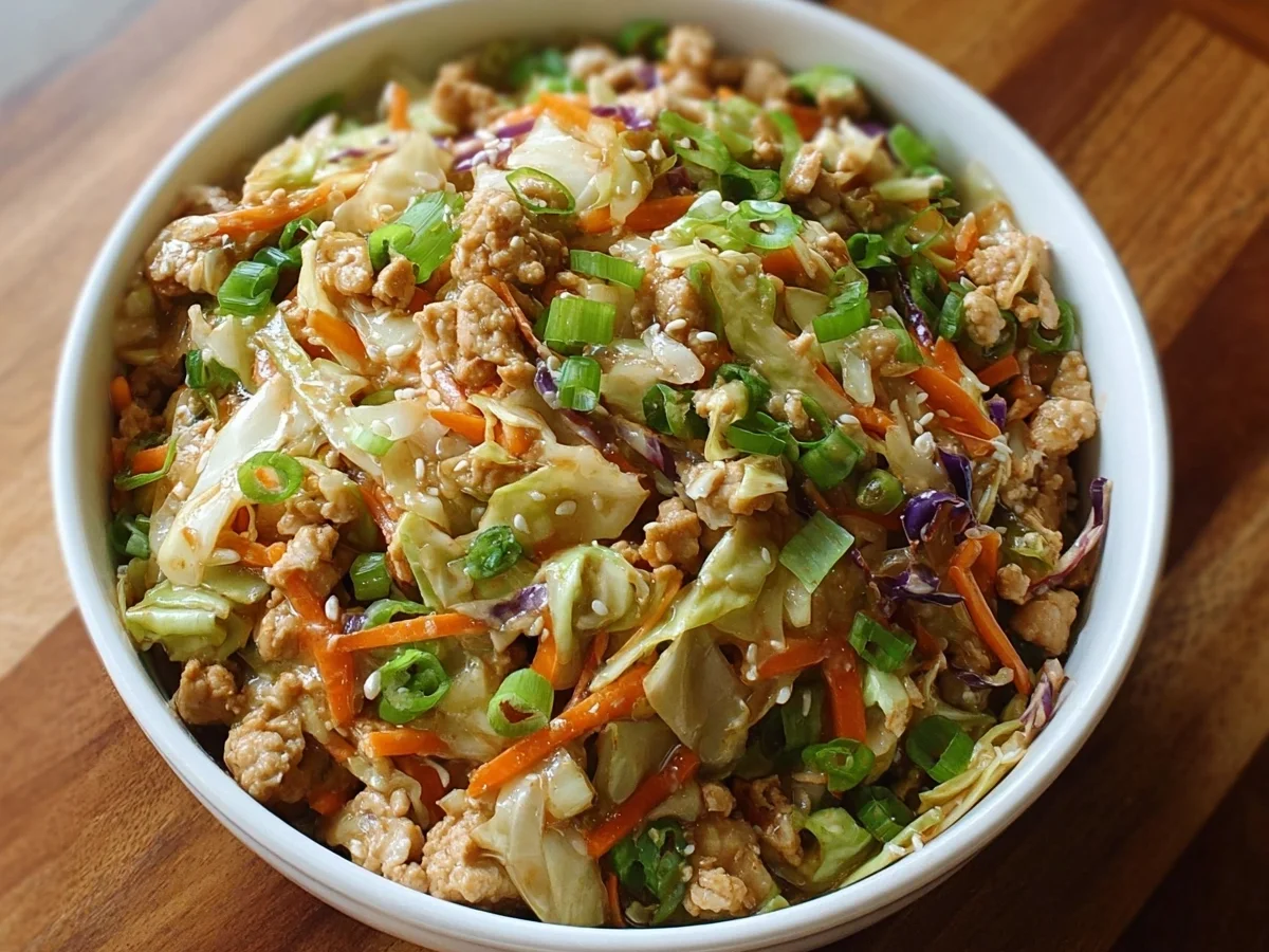 Quick Chicken Egg Roll Bowls: Protein-Packed Dinner - Featured Image