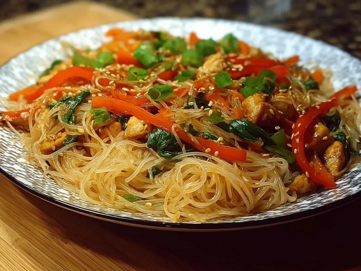 Quick Rice Noodle Stir-Fry: Protein Packed & Meal Prep Ready - Featured Image