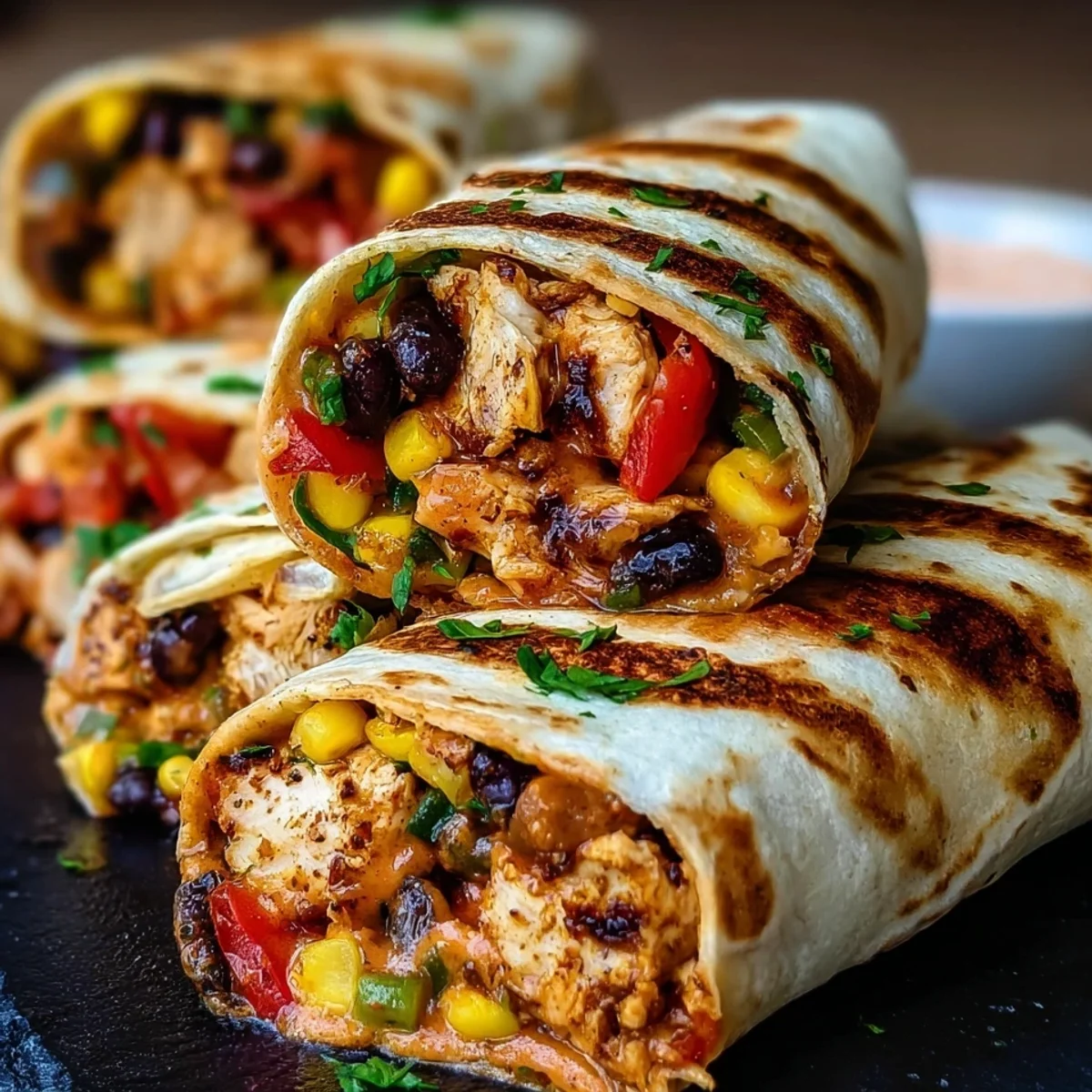 Quick Southwest Chicken Wraps in 20 Minutes