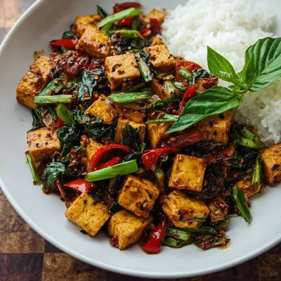 Quick Thai Basil Tofu Stir-Fry for Meal Prep