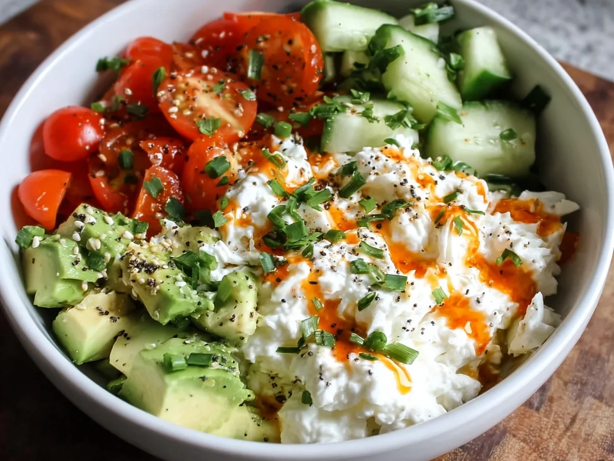 Savory Cottage Cheese Bowl: Quick & Protein-Packed - Featured Image