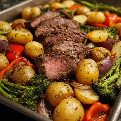 Sheet Pan Steak & Veggies: Quick One-Pan Dinner