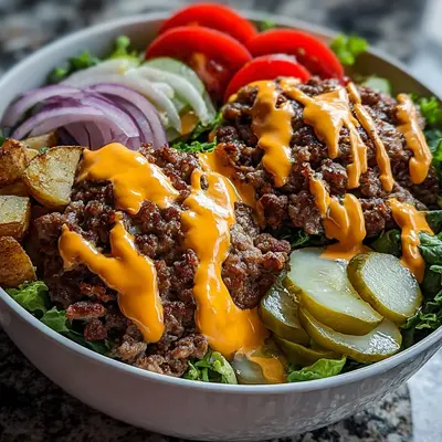Smash Burger Bowl: High Protein, Low Carb Recipe