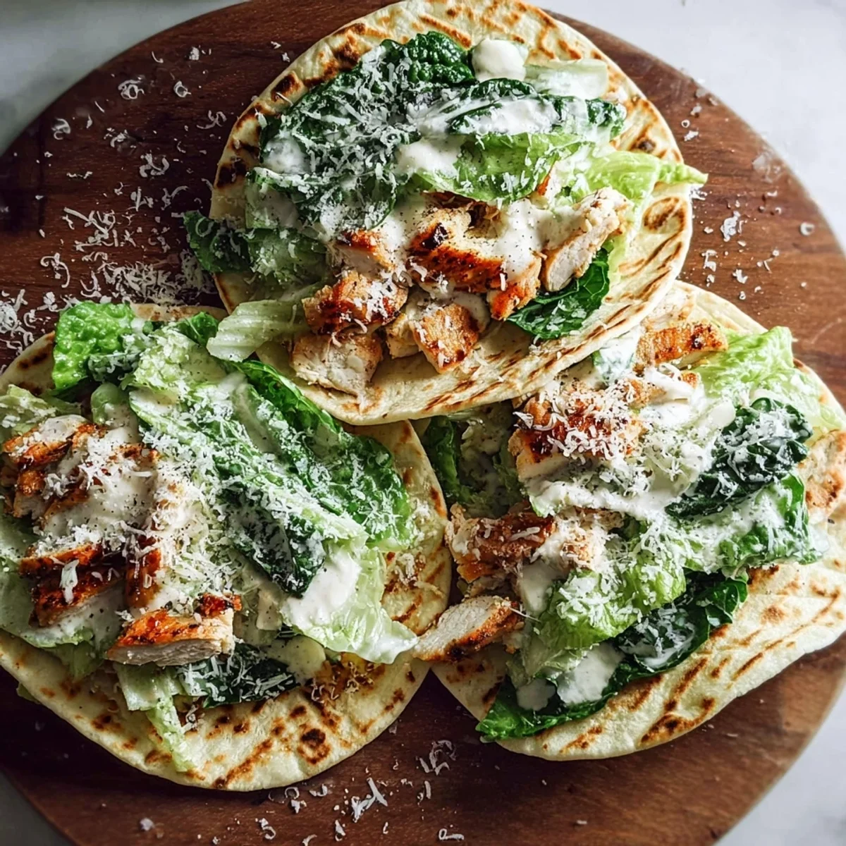 Smash Chicken Caesar Tacos: Quick Family Dinner