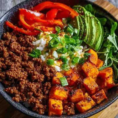 Spicy Ground Beef Hot Honey Bowl: Easy Meal Prep
