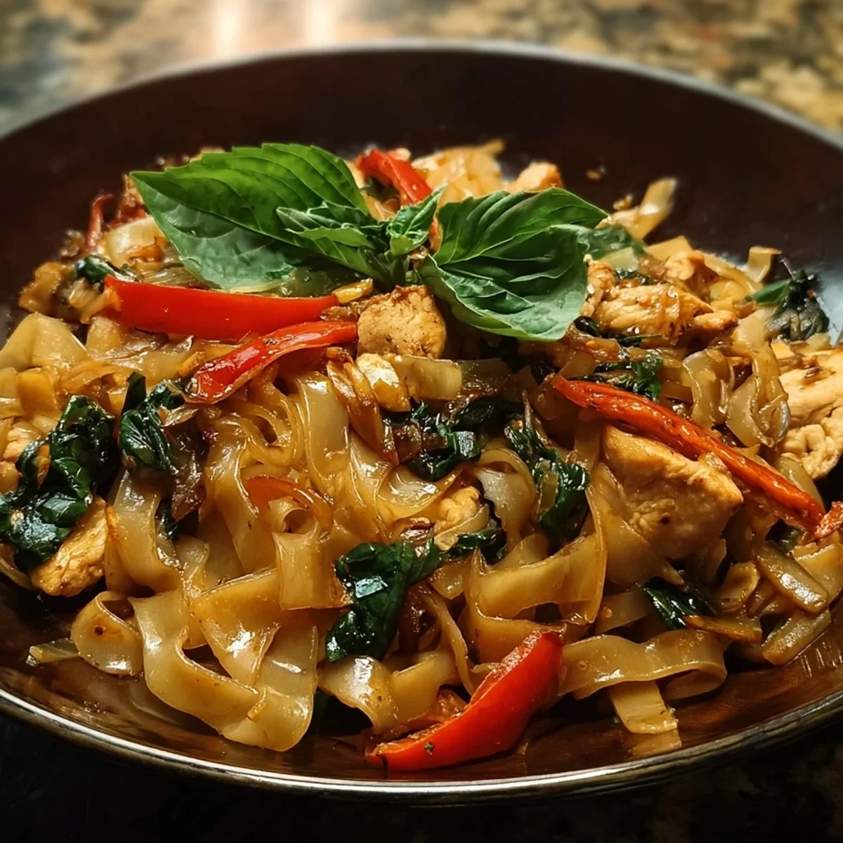 Spicy High Protein Drunken Noodles Recipe