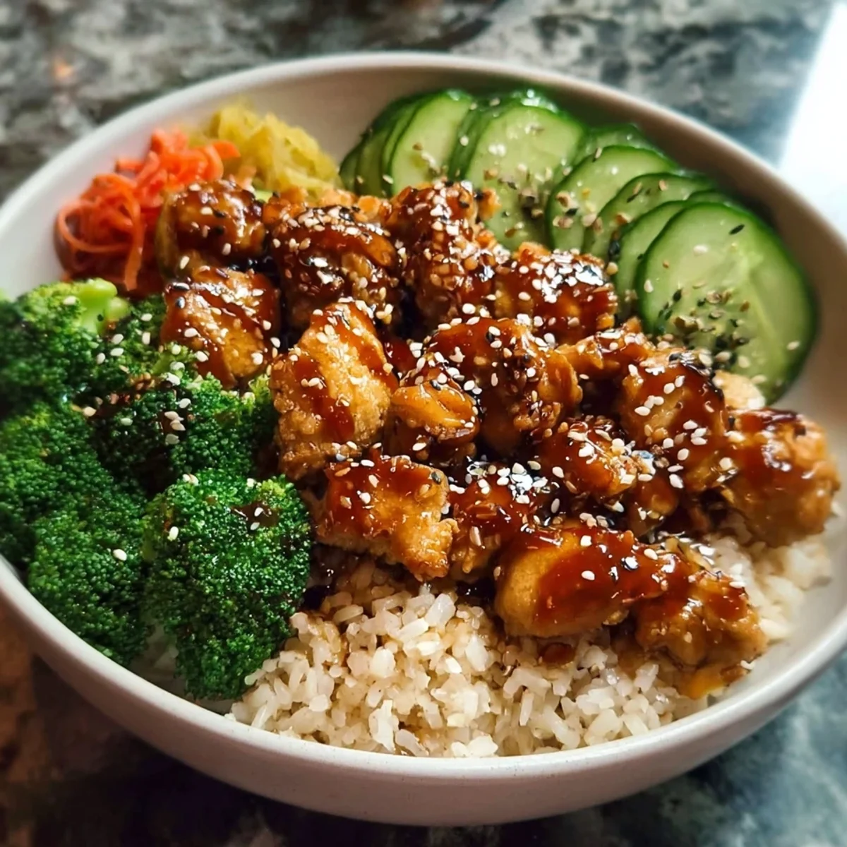 Sticky Chicken Bowls: Quick & Flavorful Dinner