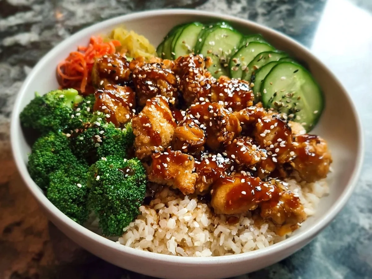 Sticky Chicken Bowls: Quick & Flavorful Dinner - Featured Image