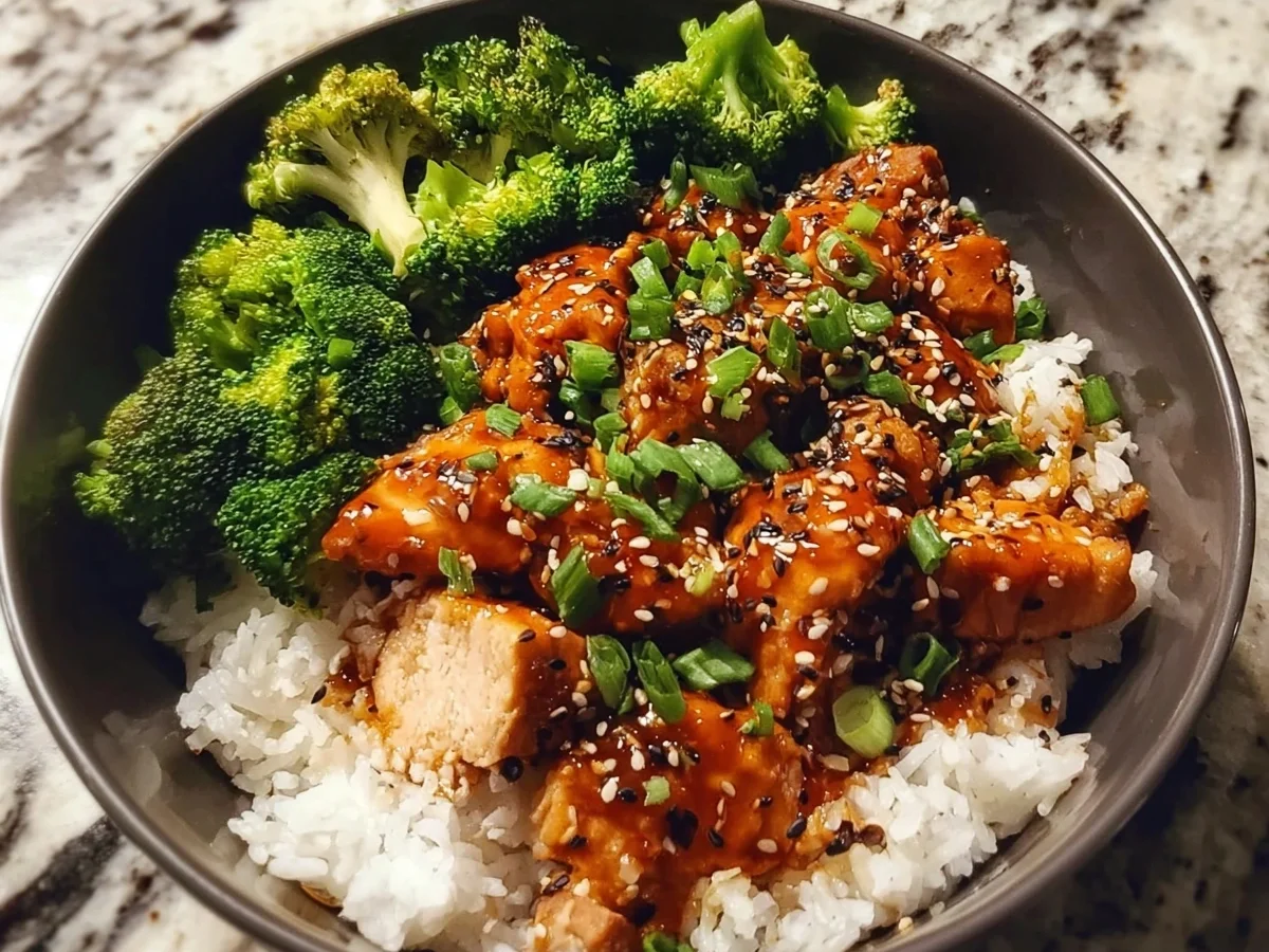 Sticky Chicken Rice Bowls: Easy Weeknight Meal Prep - Featured Image