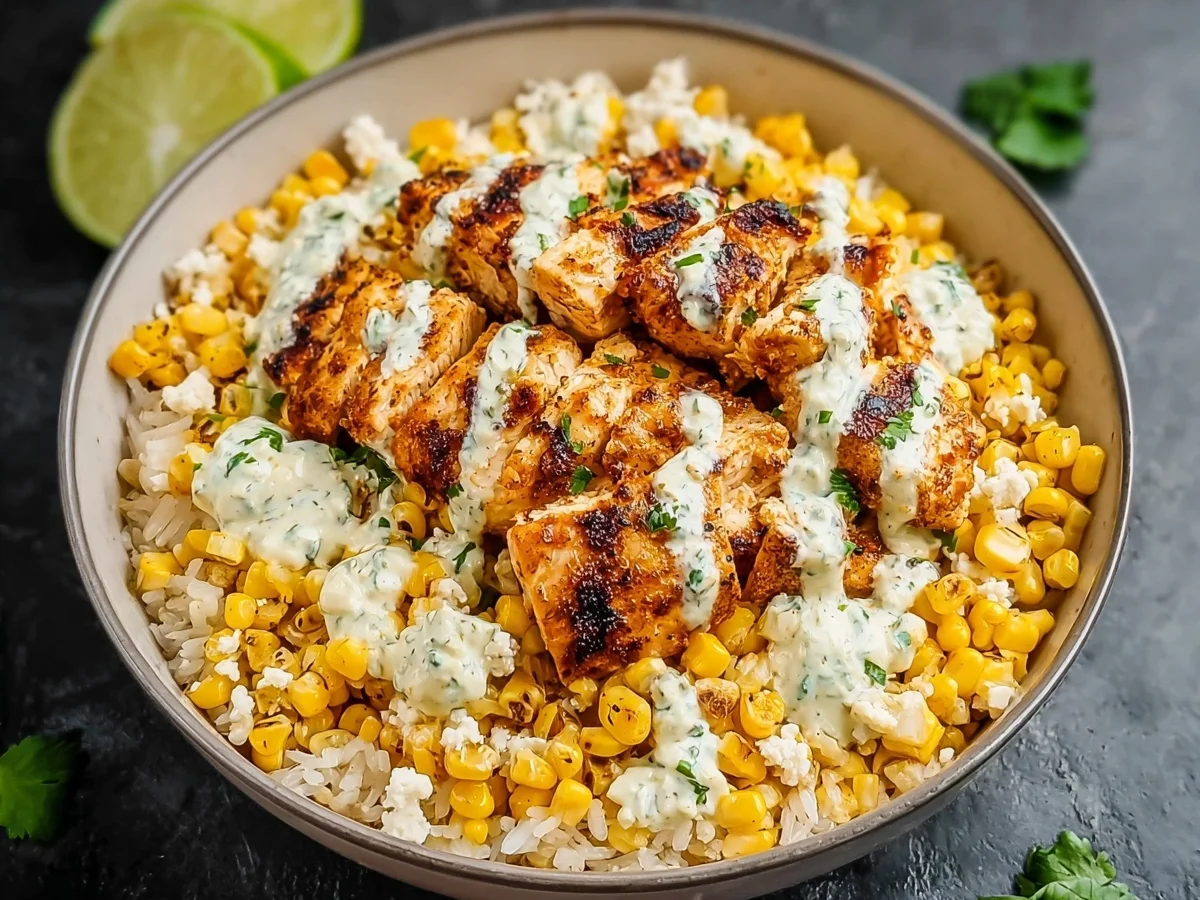 Street Corn Chicken Bowl: High Protein, Quick Meal - Featured Image