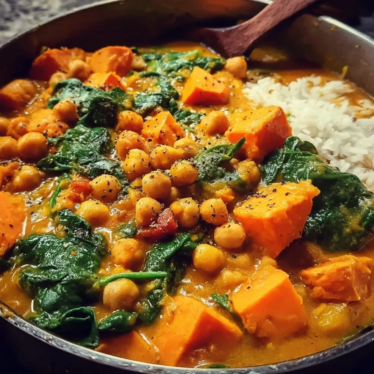 Sweet Potato Chickpea Curry | Easy One-Pot Vegan Meal