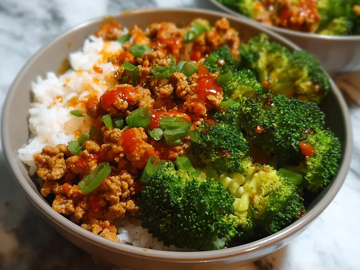 Sweet & Spicy Turkey Broccoli Bowls: 30-Min Meal Prep - Featured Image
