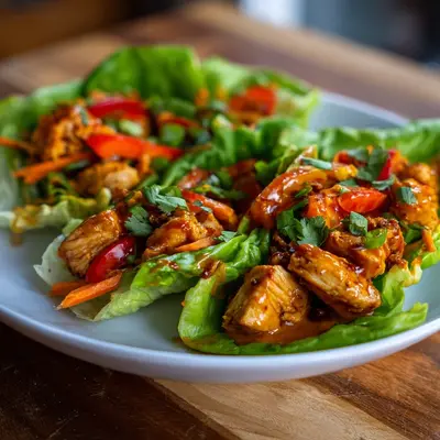 Thai Peanut Chicken Wraps: Quick, High-Protein Meal